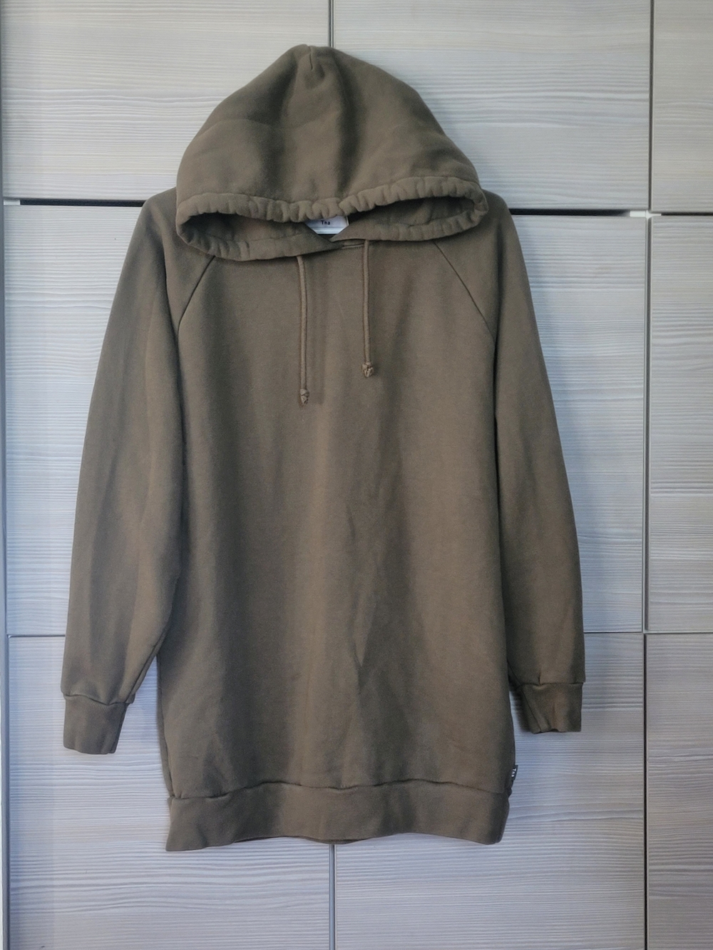 Aritzia TNA Cozy Fleece Longline pullover hoodie,sweatshirt dress